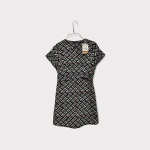 Zara patterned tweed romper size S